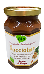 Nocciolata Pâte à tartiner au cacao et noisettes bio 250g - 9600